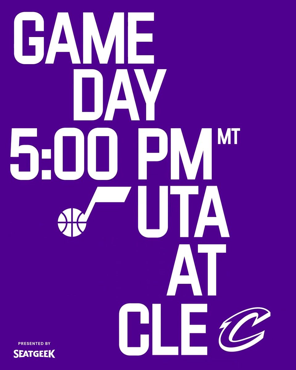 woke up in📍Cleveland ⏰ 5:00PM MT 📺 JAZZ+ | KJZZ 📻 97.5 The KSL Sports Zone 📓 #TakeNote