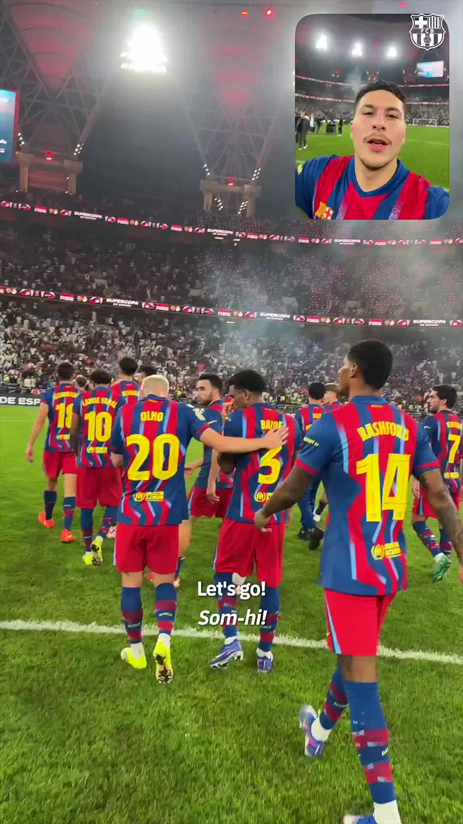 Inside the Supercopa celebration 🎊🕺