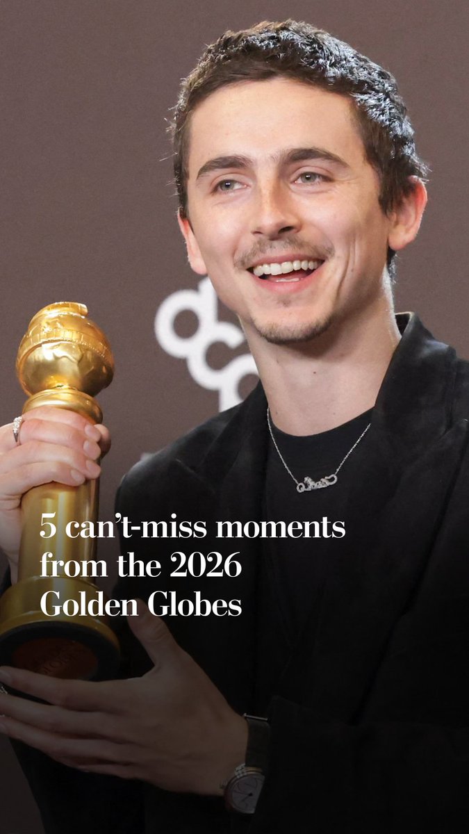 At the 83rd Golden Globes, Nikki Glaser joked about Epstein, Warner Bros. and Leonardo DiCaprio’s dating life. Teyana Taylor gave an emotional speech. Timothée Chalamet took home an award. Here’s a rundown of the show’s most notable moments: