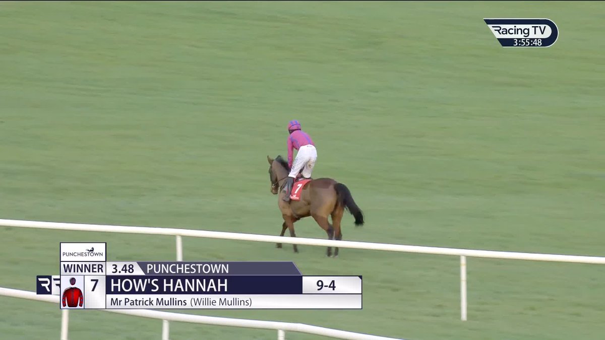👀 An impressive performance in the concluding bumper at Punchestown as How's Hannah makes a winning debut for Willie and Patrick Mullins!