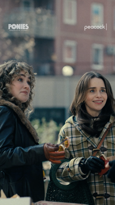 New look at ‘‘PONIES’ starring Emilia Clarke and Haley Lu Richardson. Premiering January 15 on Peacock.