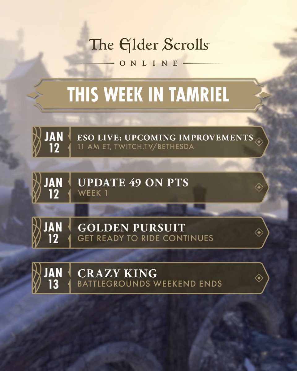 This week we'll be digging into upcoming quality of life improvements and the Get Ready to Ride Golden Pursuit continues! 🌟