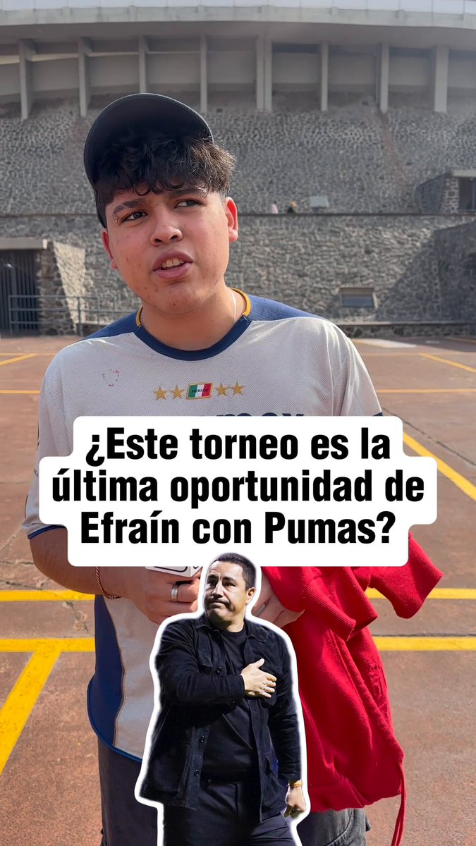 "LA GENTE SE BURLA DE QUE PUMAS YA NO ES GRANDE" 😬 🐾 La afición de Pumas tiene claro que si Efraín Juárez no da resultados este torneo, deberá irse del equipo. El técnico mexicano no arrancó de la mejor manera el Clausura 2026.