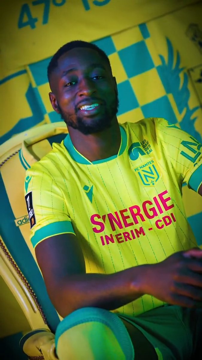 Inspiré par l’esprit de la ville. Un nouveau chapitre à écrire. Bienvenue à Nantes, Ibrahima Sissoko🏠