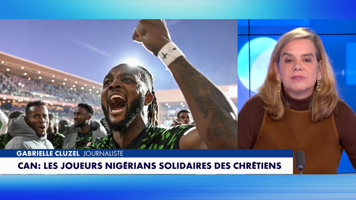 Joueurs nigérians solidaires des chrétiens : «On parle beaucoup d’islam dans le sport, notamment dans le football, mais il y a aussi des chrétiens», se félicite Gabrielle Cluzel, journaliste, dans #Facealinfo