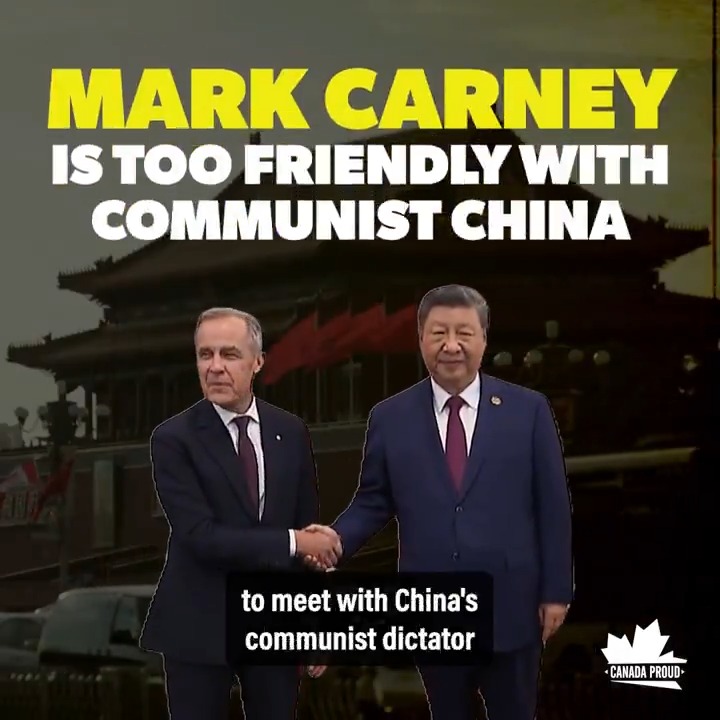 There's basically a 0% chance that Mark Carney actually stands up to China when he visits this week.