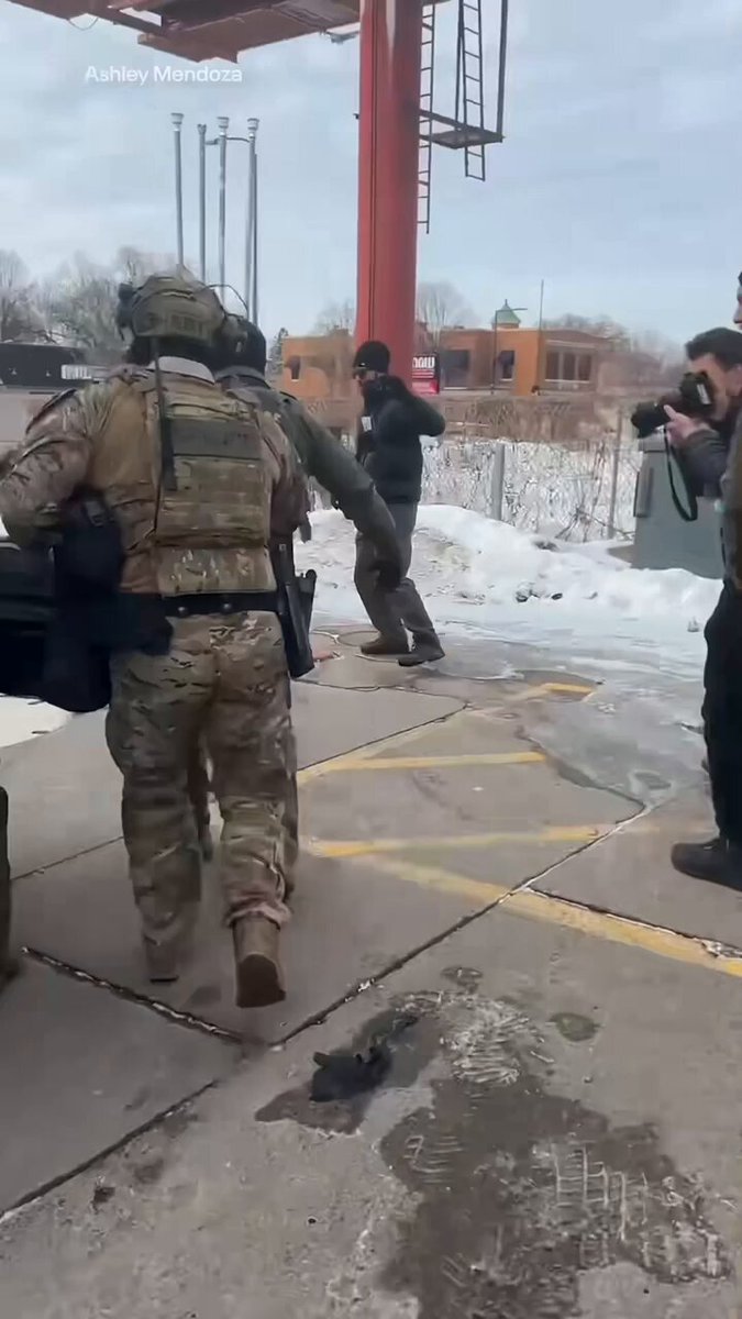 🚨 BREAKING: Minneapolis insurrectionists are FUMING this morning as ICE continues deporting people! This dipsht just got PICKED UP and tossed in the back of a vehicle. DEPORT THEM ALL
