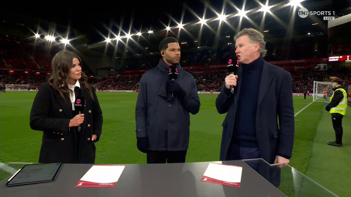 Could we see Xabi Alonso managing Liverpool one day...? ๐ Steve McManaman and Joleon Lescott discuss... ๐๏ธ Becky Ives ๐บ TNT Sports & discovery+ UK