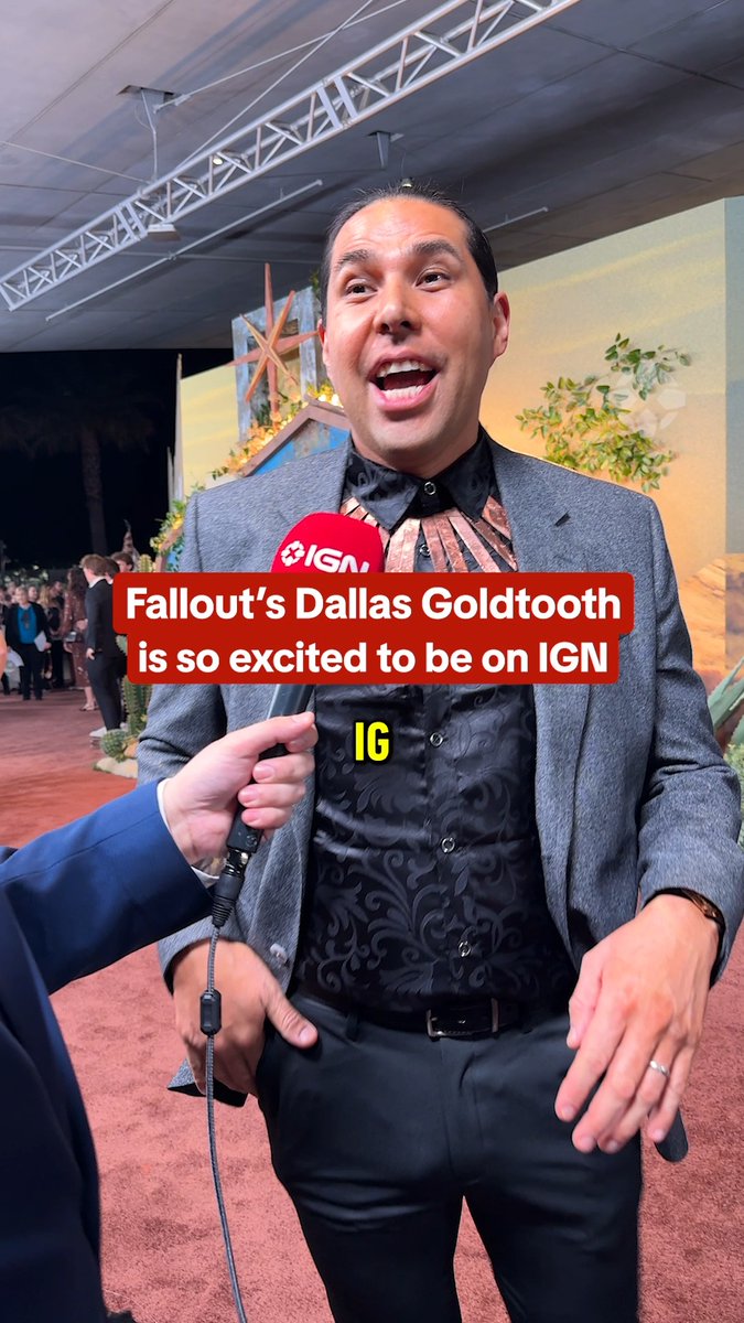 Fallout star Dallas Goldtooth loves IGN and we love Dallas Goldtooth!