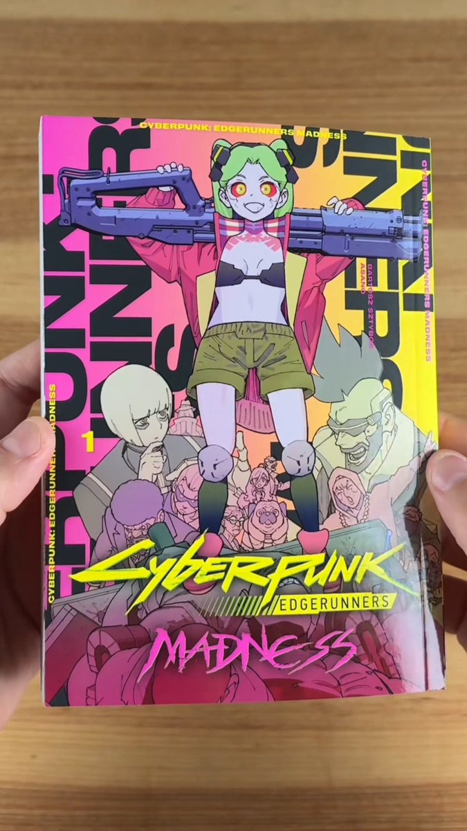 FIRST LOOK 🚨: Cyberpunk: Edgerunners MADNESS Volume 1 releases on February 24th! Pre-order: The official prequel manga to Cyberpunk: Edgerunners! Story by sztybor, art by あさの, adapted by Stefan Kiełbasiewicz, letters by Bren-Bren. With CD PROJEKT RED