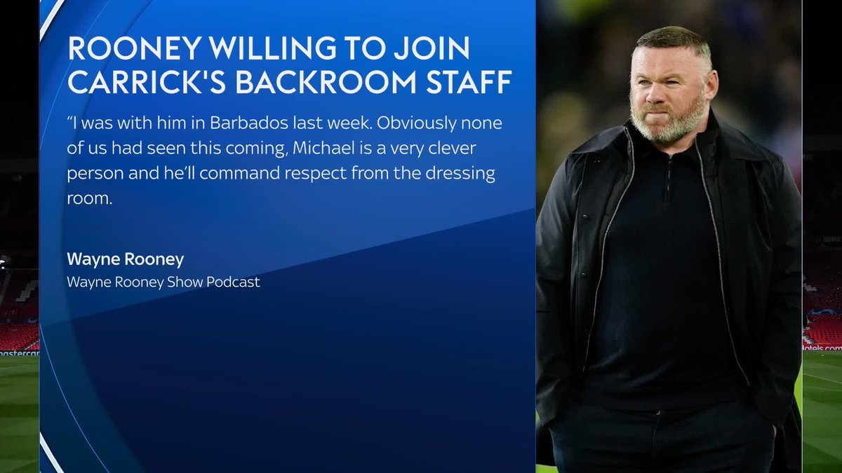 Wayne Rooney has expressed an interest in joining Michael Carrick's coaching staff at Manchester United 🔴