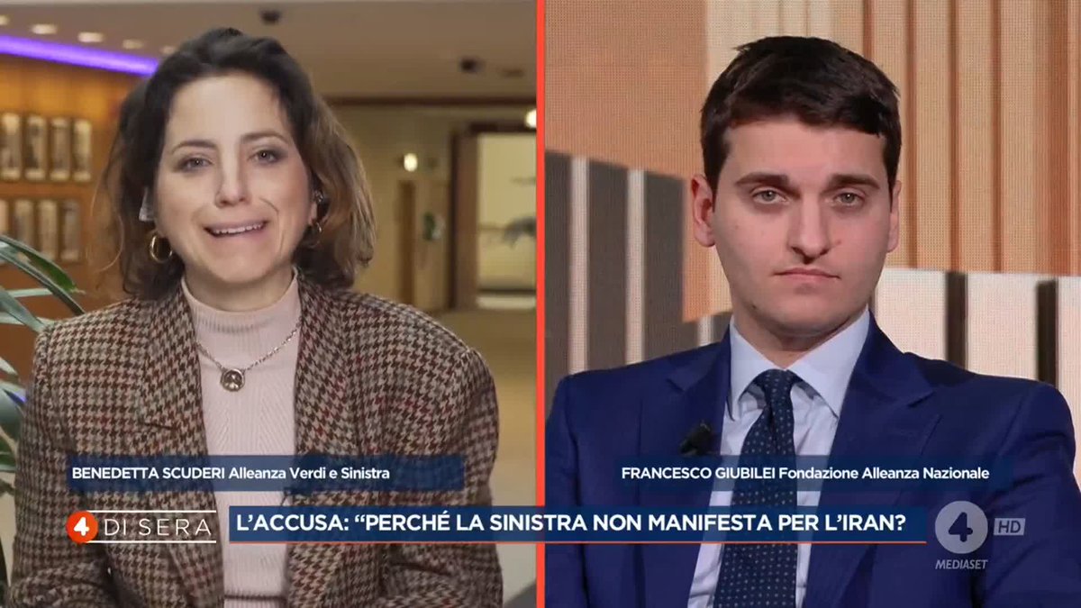 "Per Gaza milioni di persone sono scese in piazza perchรฉ il nostro governo รจ complice di ciรฒ che sta facendo Israele" Benedetta Scuderi a #4disera