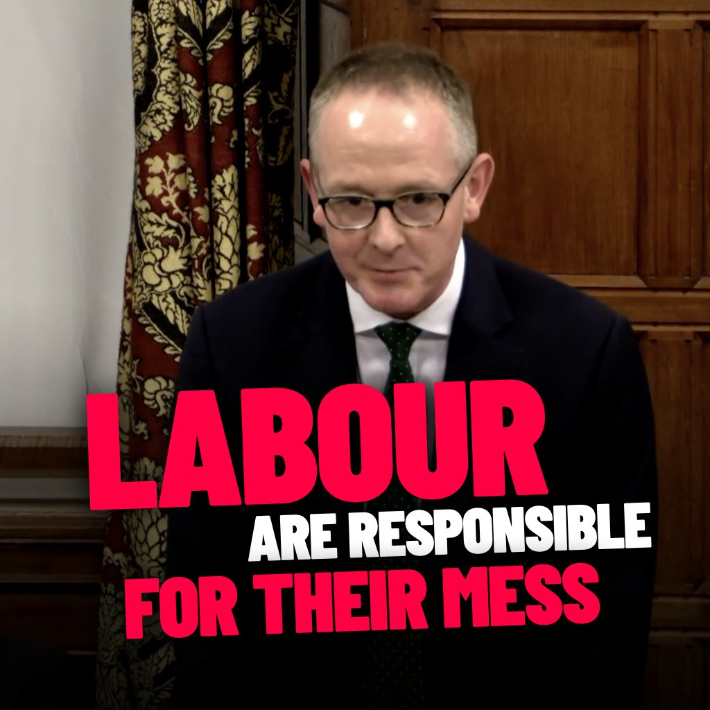 This Labour government is an embarrassment. Riddled with scandal and chaos. £64 billion in tax rises. A Prime Minister with no backbone. Today, I led a debate on another General Election. Labour MPs got up to say how great Keir Starmer is. They haven’t got a clue.