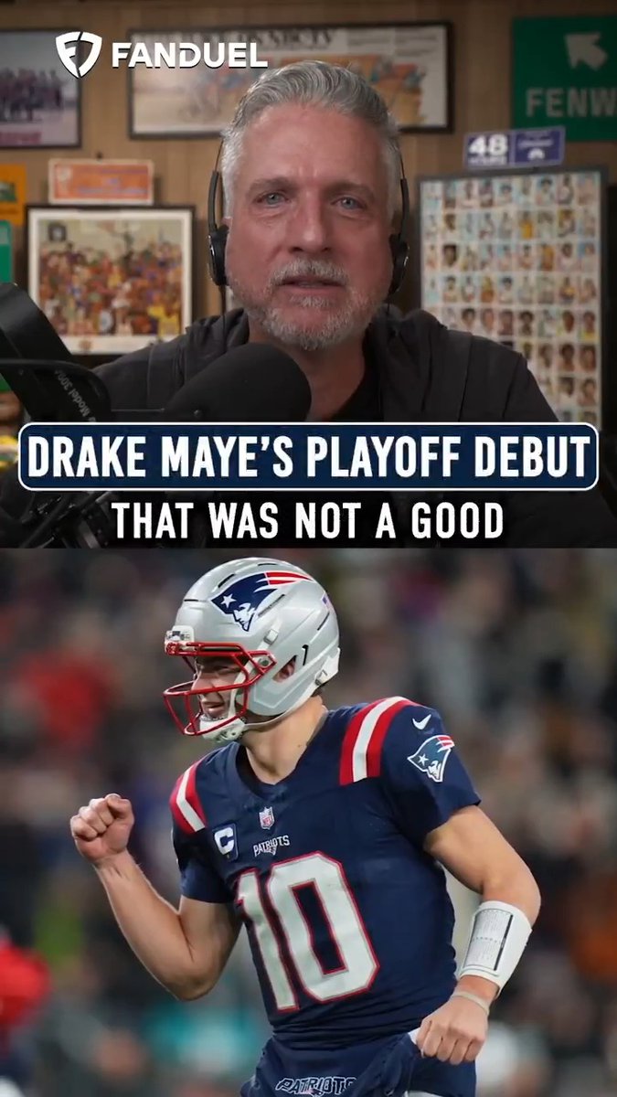 Playoff Drake was an impressive scrambler. Bill Simmons and Cousin Sal argue that the most impressive part of Drake Maye’s game last night was what he did with his legs. Presented by FanDuel Sportsbook.