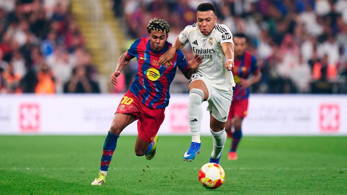 La trilogía de partidos de esta #superSupercopa, merecía una última película a la altura. 🎞️ Y no solo es eso: es un PELICULÓN. Con todos ustedes, las mejores imágenes del Clásico en la final de la Supercopa de España.