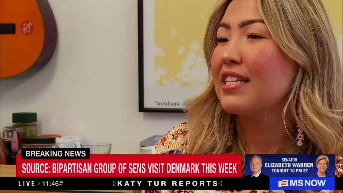 Greenlandic Parliament member: This is more about resources. We have rare earth minerals. Also the ice sheet is melting, so there's going to be a new route. I think it's more about our resources than for national security as Trump claims. They don't see us as a people with our own right to self-determination.