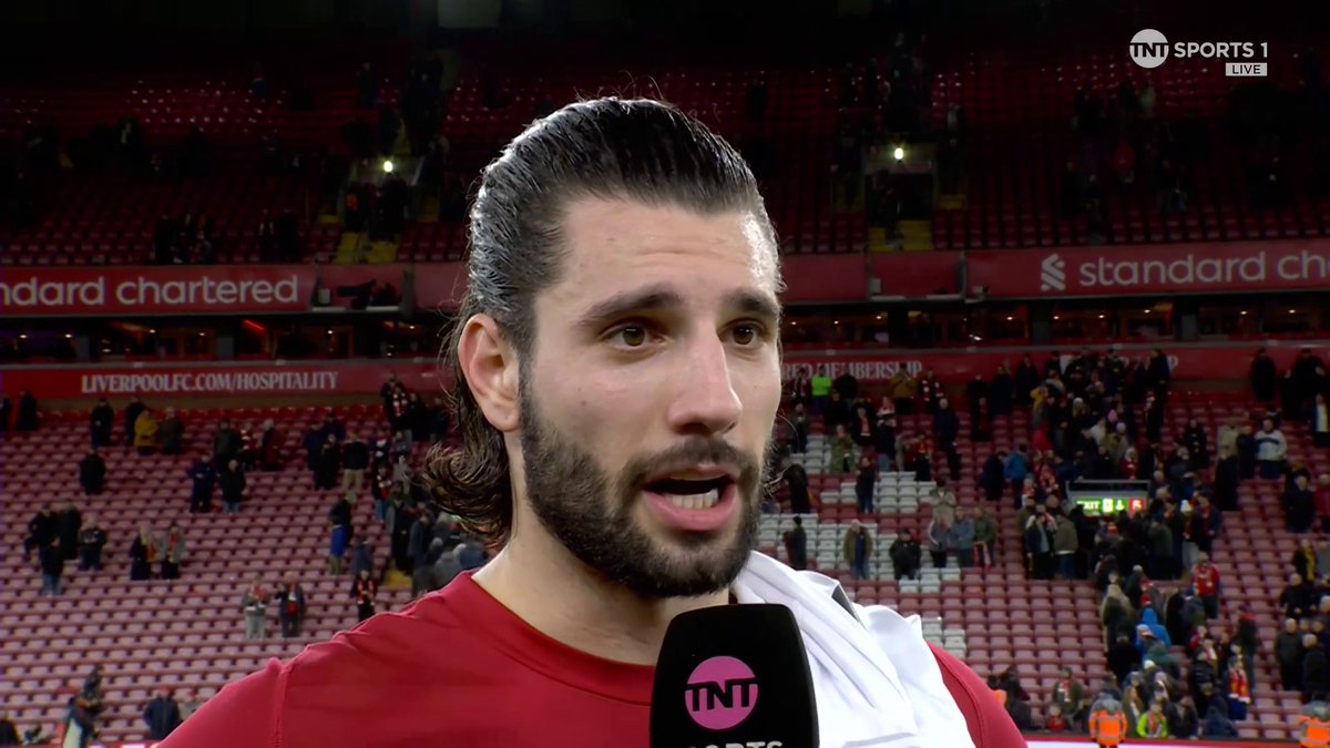 "Sorry to the team, I made it hard for us" Dominik Szoboszlai reflects on his error for Barnsley's goal and walks Liam MacDevitt through his brilliant strike for Liverpool's opener 💫 📺 TNT Sports & discovery+ UK