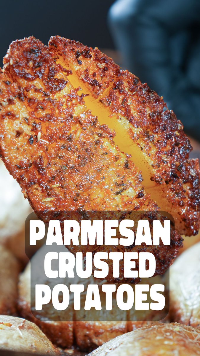 Can't beat the classic hits, just like you can't beat my Parmesan Crusted Potatoes! 🥔