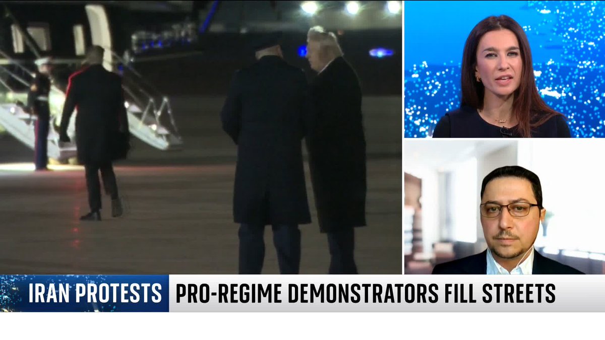 Donald Trump warns he's considering military action in Iran after more than 500 protesters were killed. Yalda Hakim asks International Affairs analyst Yousof Azizi, whether the authorities in Iran are taking that seriously. 📺 Sky 501 and YouTube