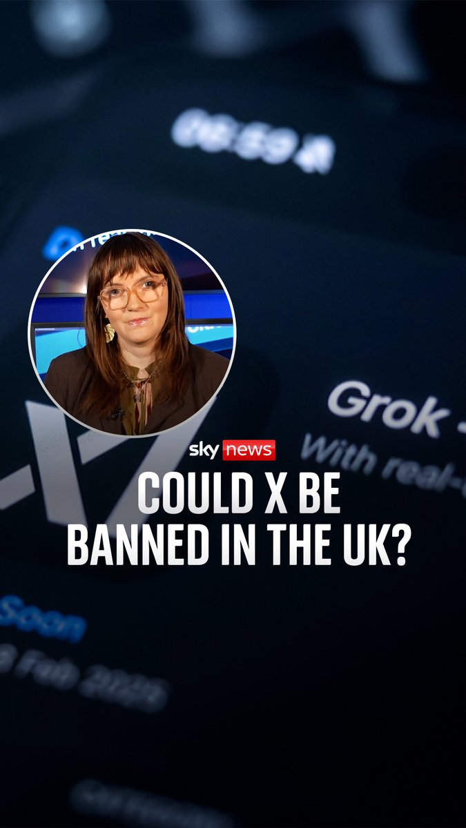 Could X be banned in UK following the row over Elon Musk's Grok? Science and technology reporter Mickey Carroll explains how that would work.