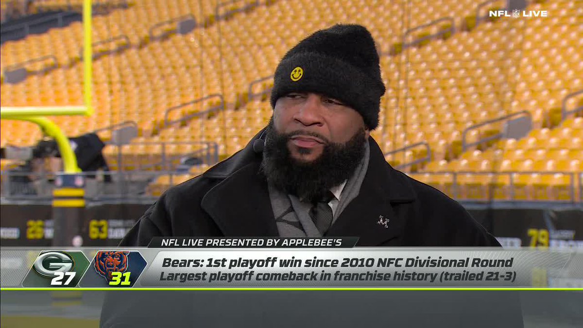"This is one of the best jobs, since I've been here at this network, that I've seen a coach do with a team and changing the psychology of the team." —Marcus Spears on HC Ben Johnson having the Bears ahead of schedule 📈