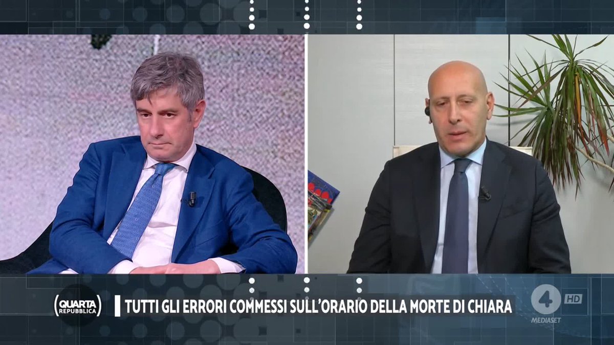 "Io non ho mai visto in tanti anni di carriera un orario di morte così preciso, diciamo 9.12 perchè è l'orario dello sgancio dell'allarme." #Linarello #Garlasco #quartarepubblica