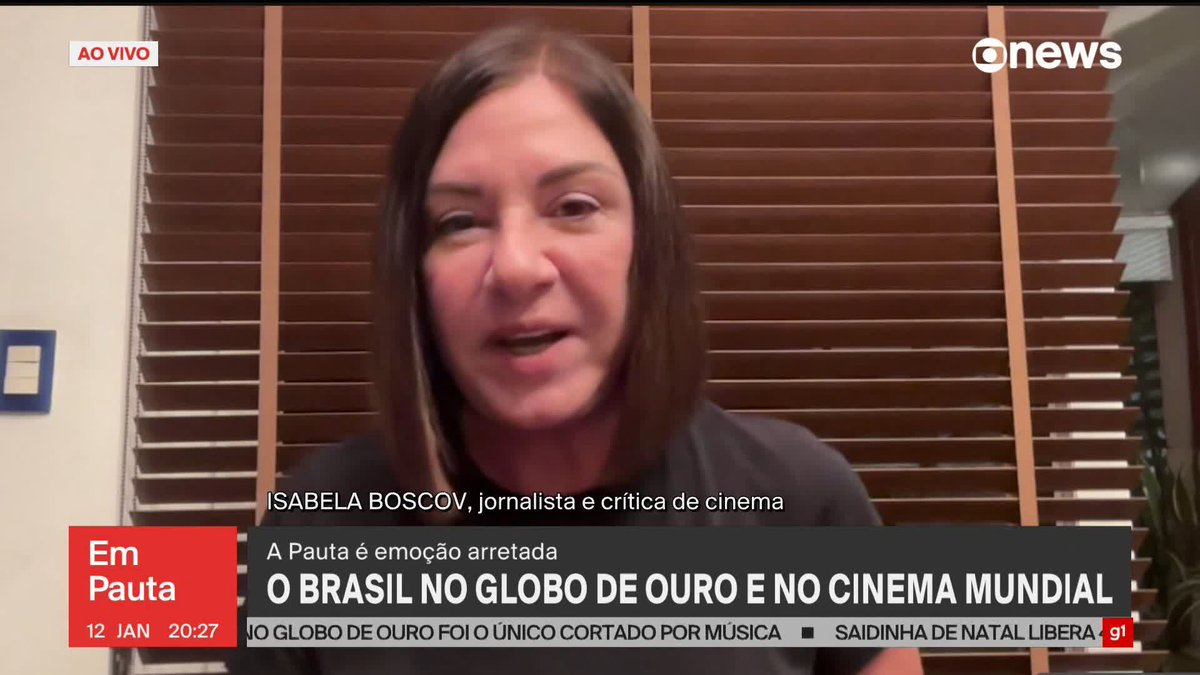 "O Agente Secreto" deve concorrer como Melhor Filme Internacional, Melhor Filme e Melhor Ator no OSCAR®, comenta Isabela Boscov. ➡Assista ao #EmPauta: #GloboNews