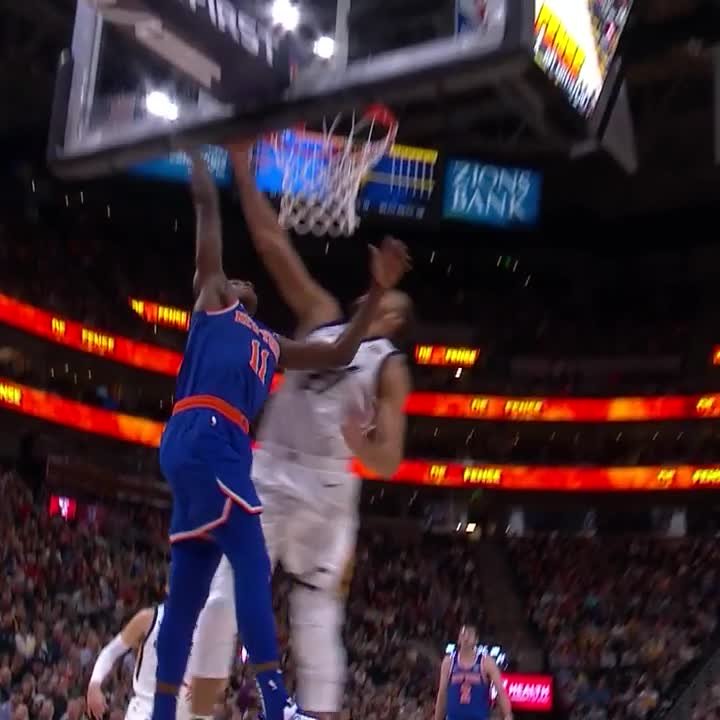 When Frank Ntilikina put the DPOY on a POSTER