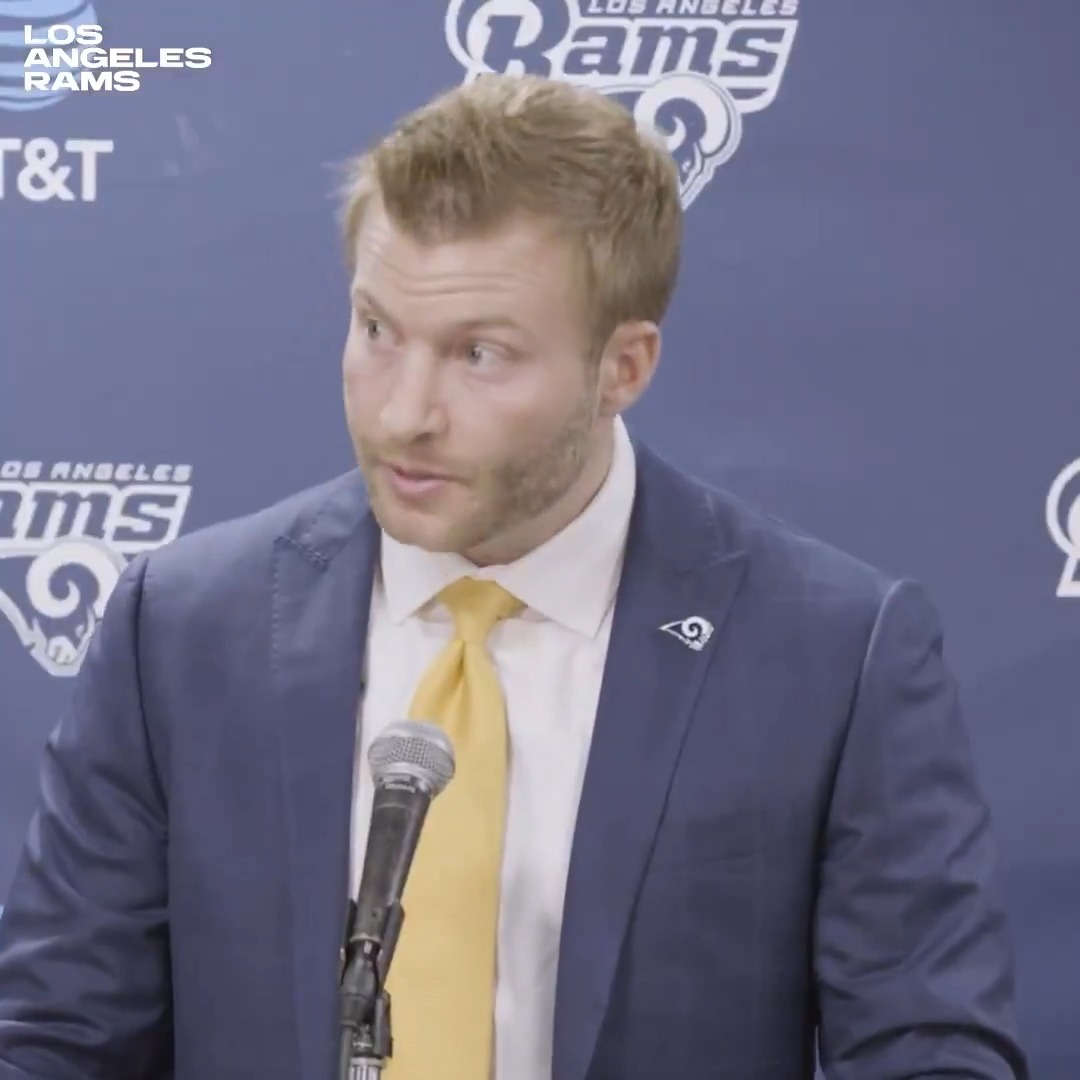 On This Day in Rams History: Sean McVay is named the next head coach of the Los Angeles Rams. ( January 12, 2017 )