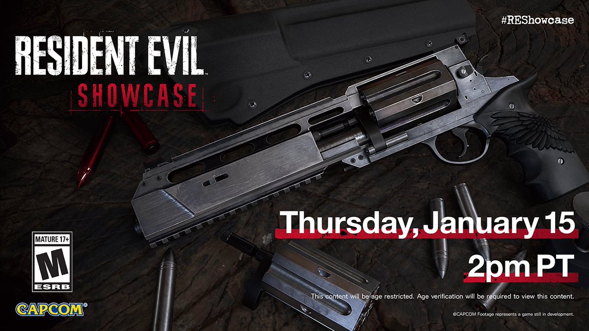Keep your eyes on the Resident Evil showcase, 1/15 at 2PM PT. 👀 Creators, co-streaming and reactions are encouraged. 📺