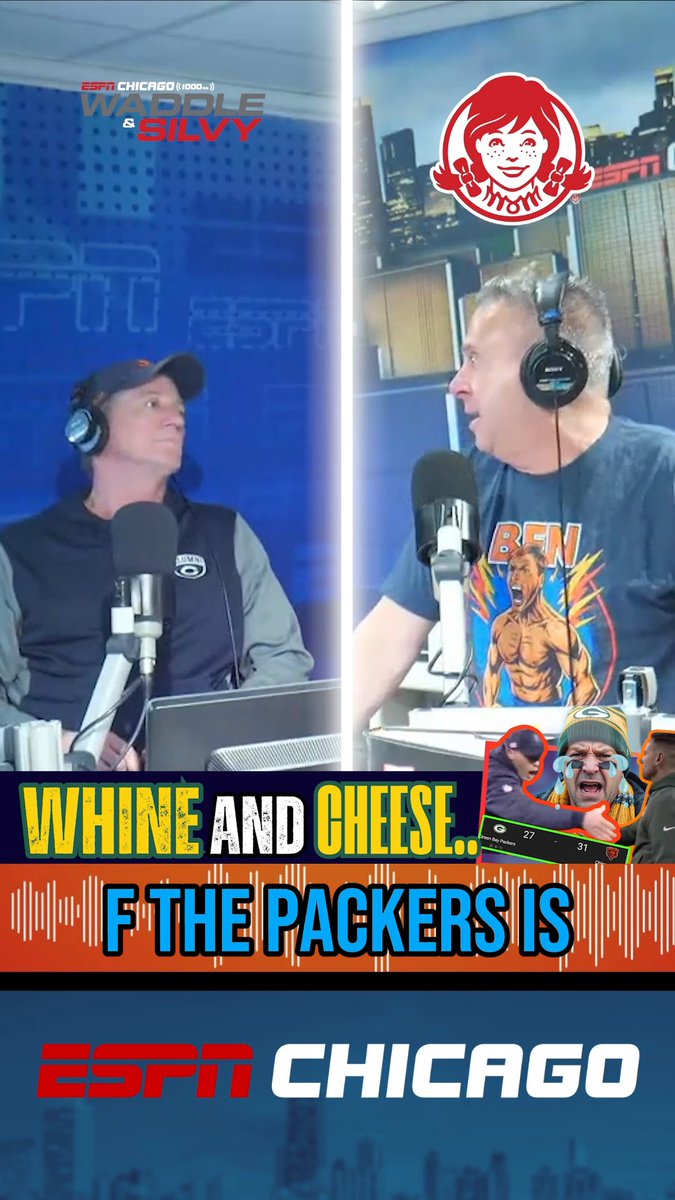 SILVY SPEAKS: If You Don't like Ben Johnson Saying "F the Packers", THEN STOP WATCHING SPORTS! FULL SEGMENT: Brought to you by: Wendy’s Savor the flavor of Wendy’s new chicken tenders. Gotta have Tendy’s? Gotta Be Wendy’s. Marc Silverman X Tom Waddle #ftp #BEARS #BEARDOWN #PACKERS #mattlafleur #benjohnson