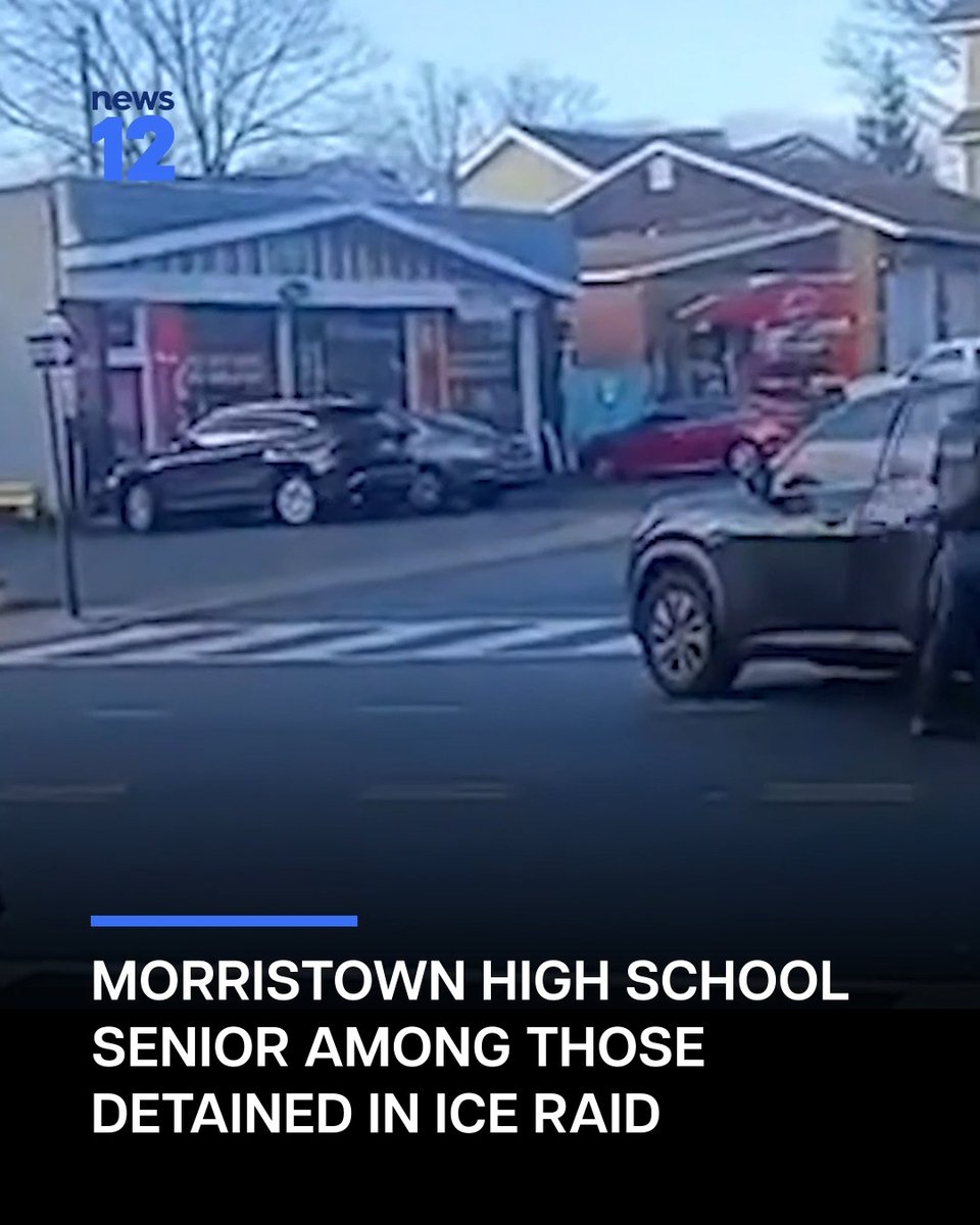 ICE RAID: ICE agents detained seven to 10 people in Morristown on Sunday morning. Among them was a high school senior. #News12 #NewJersey #ICE #Immigration #Morristown #Community #HighSchoolSenior #News #LocalNews