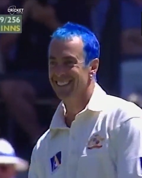 ‘What is that?’ Courtney Walsh was left in splits during the 2001 SCG Test, momentarily forgetting his batting as he struggled to control his laughter at Colin Miller’s bright blue hair at the crease “I am lost for words,” conceded Michael Holding on air