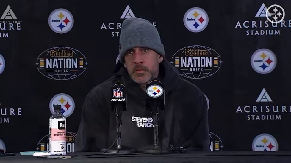 Aaron Rodgers, when asked about Mike Tomlin, speaks on Tomlin and on #Packers head coach Matt LaFleur after the @Steelers’ playoff loss: