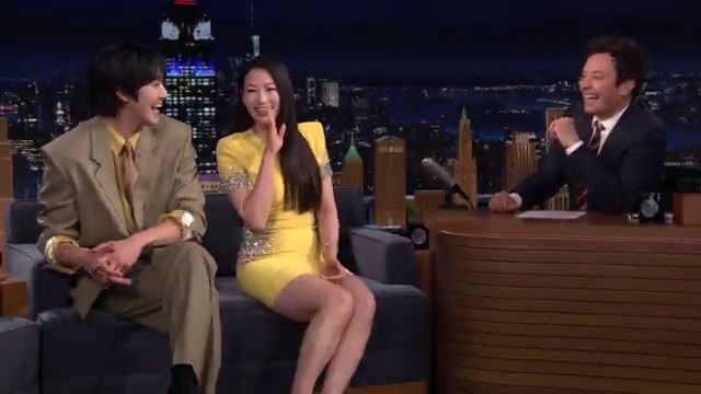 “I think we all have a little demon inside of us.” -Ahn Hyo-seop (acting voice of Jinu) on playing a demon in KPop Demon Hunters 🤣 #FallonTonight #KPopDemonHuntersOnFallon