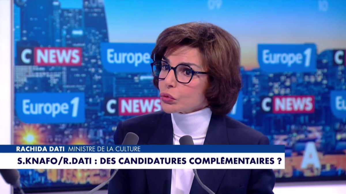 Paris 2026 : "Il faut un vote utile" déclare Rachida Dati ن à propos de la candidature de S. Knafo #LaGrandeInterview #Europe1