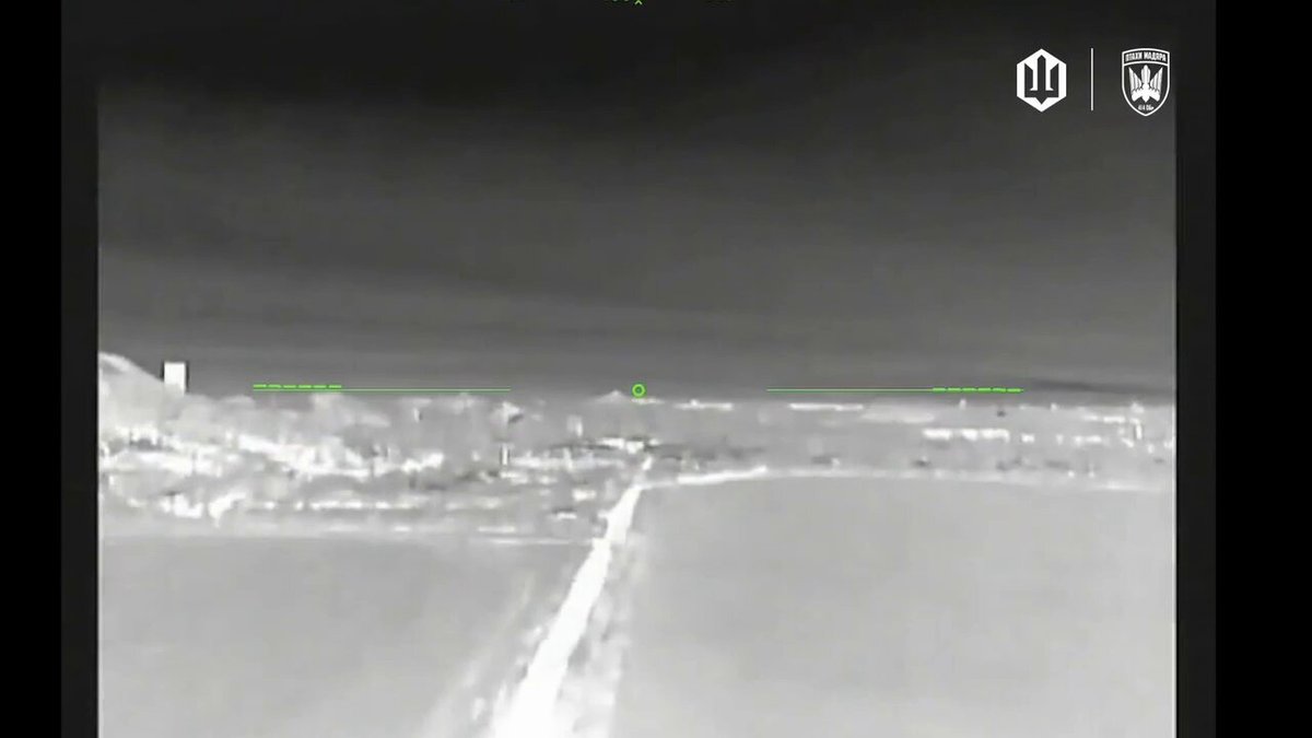 FP-2 drone strike on Russian missile weapons depot near Donetsk yesterday.