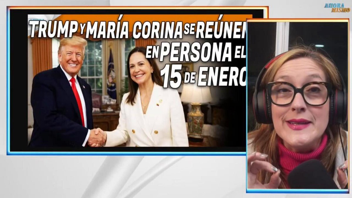 EL PLAN B PARA VENEZUELA LLEGA A WASHINGTON Con el anuncio de que María Corina se reunirá este jueves 15 de enero con Donald Trump, en Washington, crece la expectativa sobre el futuro de Venezuela. El mandatario estadounidense sostuvo la pasada semana una reunión con los representantes de las petroleras más importantes de EEUU, quienes le manifestaron su preocupación por la falta de garantías que brindan quienes hoy son llamados "las autoridades interinas" de Venezuela, lo que pone a Machado como candidata ideal para liderar una transición que sea atractiva para las empresas que están dispuestas a invertir en Venezuela. Disfruta de la emisión completa del Ahora Mismo ingresando y suscribiéndote a nuestro canal de YouTube
