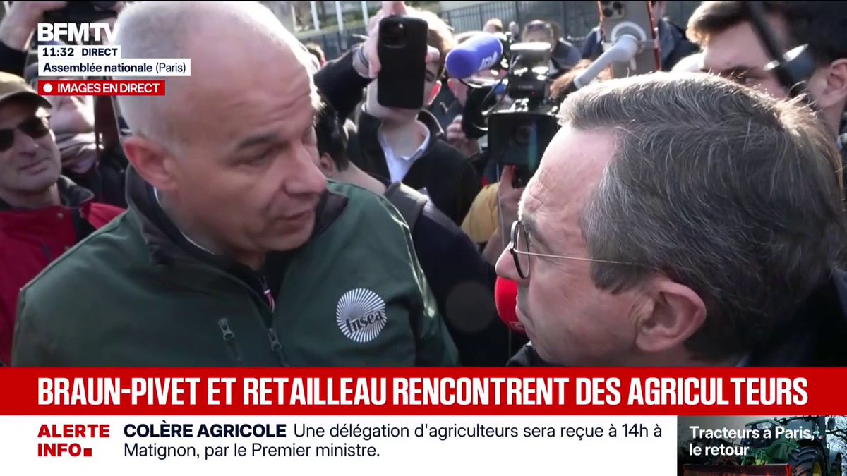 Arnaud Rousseau (FNSEA): "On a besoin d'un texte d'urgence pour l'agriculture"