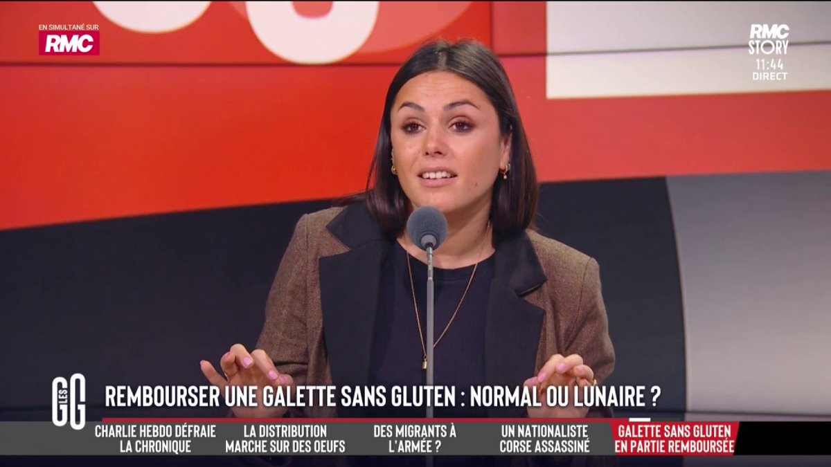 🤴 La galette des rois sans gluten partiellement remboursée par la sécu. Ça va trop loin ? 🗣️ Laura Warton Martinez : "On est dans un pays où a été votée la réduction des indemnisations des gens qui ont des longues maladies, comme le cancer... et on rembourse une galette !" #GGRMC