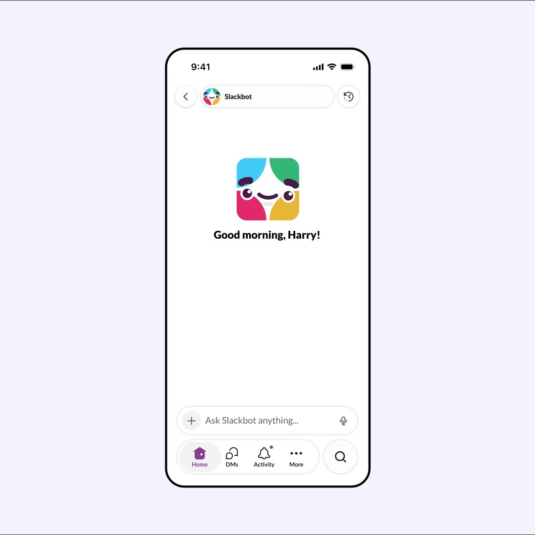🥁 Introducing the all-new, intelligently redesigned Slackbot: The out-of-the-box personal agent for every employee. 🎊