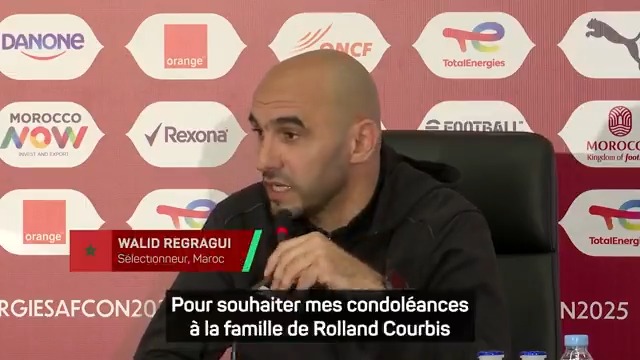 🙏 L'hommage de Walid Regragui à Rolland Courbis 🕊️ #beINSPORTS