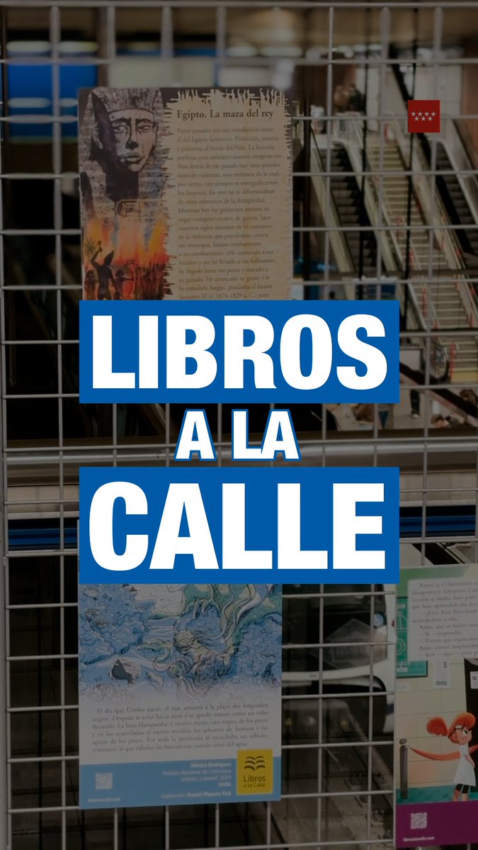 📚 La Comunidad de Madrid transforma el transporte público en un espacio de lectura con la nueva edición de Libros a la Calle. 📝 Se colocarán 7.200 vinilos con fragmentos de 21 obras literarias, entre ellas textos de los premios nacionales de literatura 2024. 👉 Más info: #CulturaEnMetro
