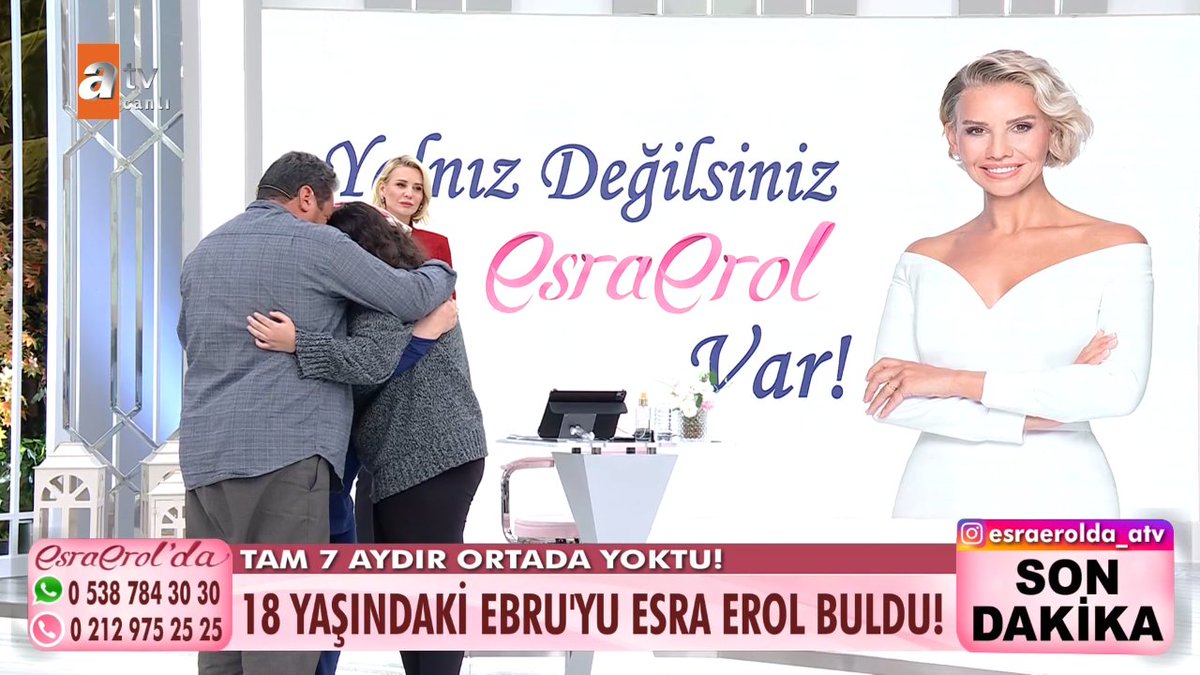 18 yaşındaki Ebru'yu Esra Erol buldu! #EsraErolda