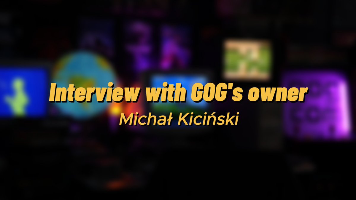 The cost of the domain. A bet on classic games. A firm "no" to DRM. A message to the GOG community. Michał Kiciński breaks down how and why GOG was created in this interview, recorded before the acquisition. Watch here 👇