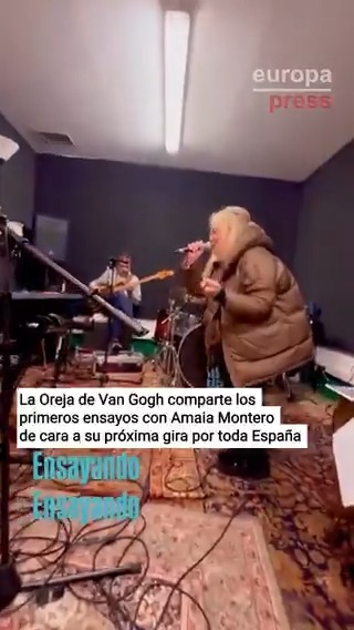 La Oreja de Van Gogh comparte los primeros ensayos con Amaia Montero de cara a su próxima gira por toda España