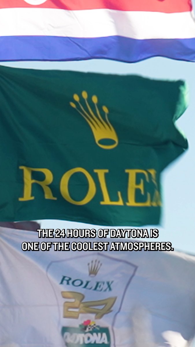 An unmatched atmosphere. #Rolex24