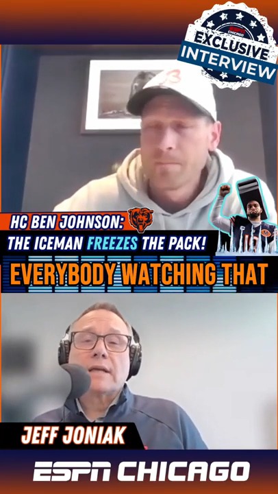 HC Ben Johnson on Caleb Williams’ 4th-and-8 throw: He’s one of a kind⚡️🐻⬇️ FULL INTERVIEW WITH BEN JOHNSON: #Bears #Packers #NFCNorth #NFL #Rivals