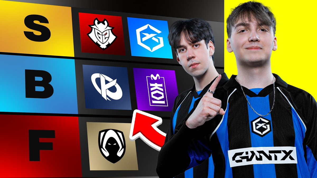 Before the season starts, we did what everyone loves (and hates). A full #LEC tierlist made by our players 📈 Sorry. Feelings not protected.