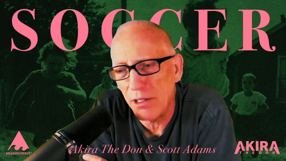There's nothing I did That was more... More fun than that Watching my step daughter play 𝐒𝐎𝐂𝐂𝐄𝐑 With Scott Adams